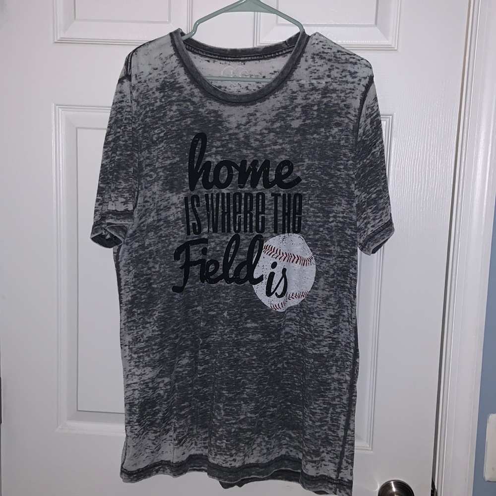 “Home is where the field is” t shirt